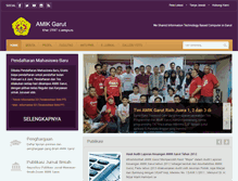 Tablet Screenshot of amikgarut.ac.id